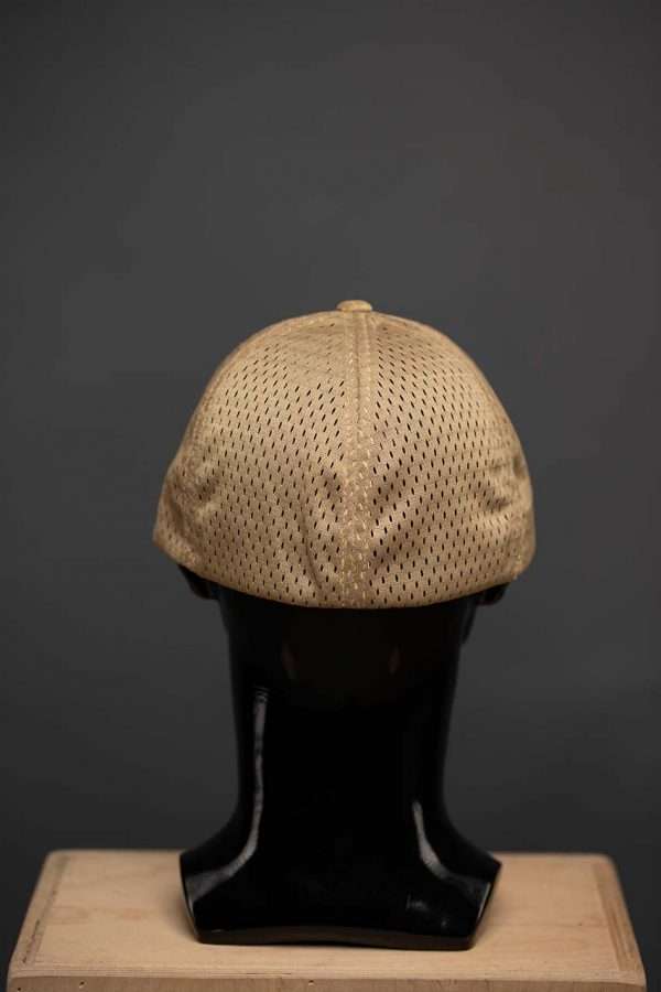 6777 Flexfit Hat Athletic Mesh Cap Gold Back View Flexfit Hat Athletic Mesh Cap